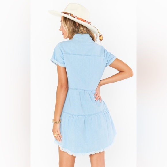 SHOW ME YOUR MUMU Birmingham Dress In Clear Skies - Picture 3 of 6